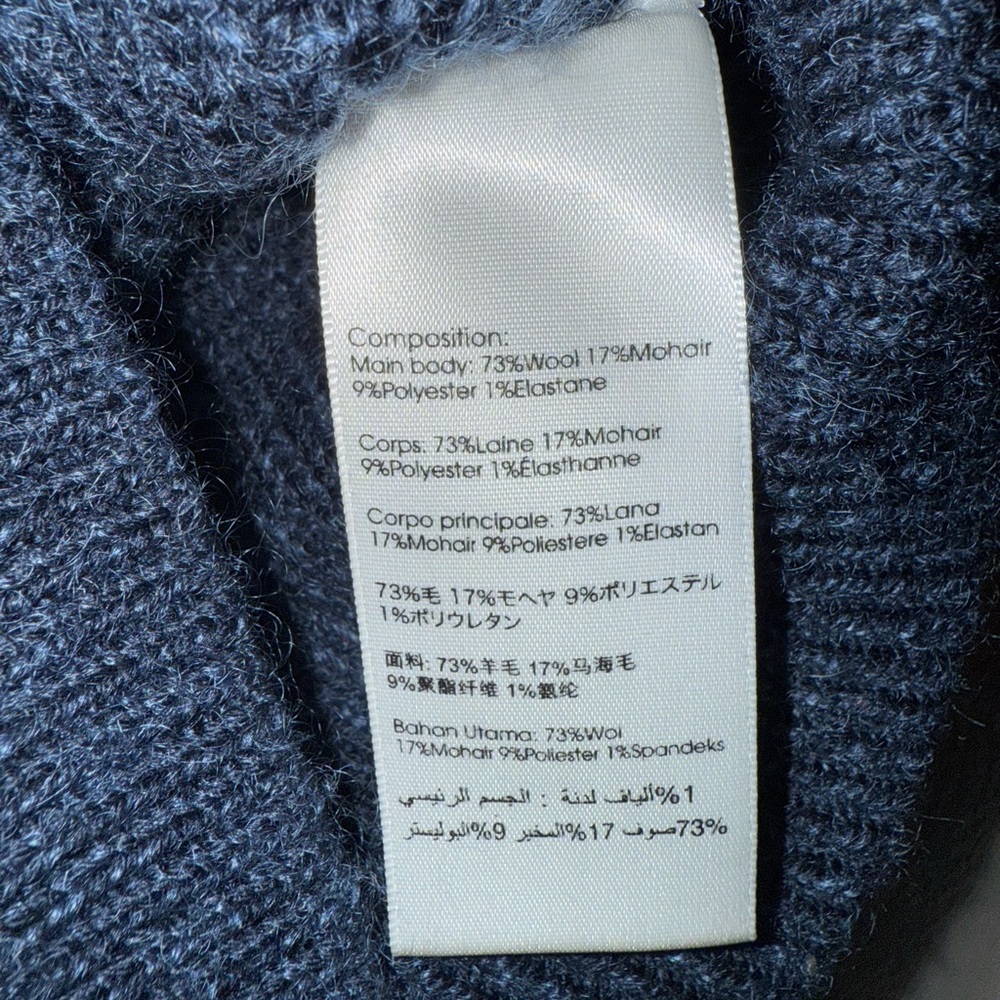 3.1 Phillip Lim Dark Blue Wool Sweater - Picture 3 of 3